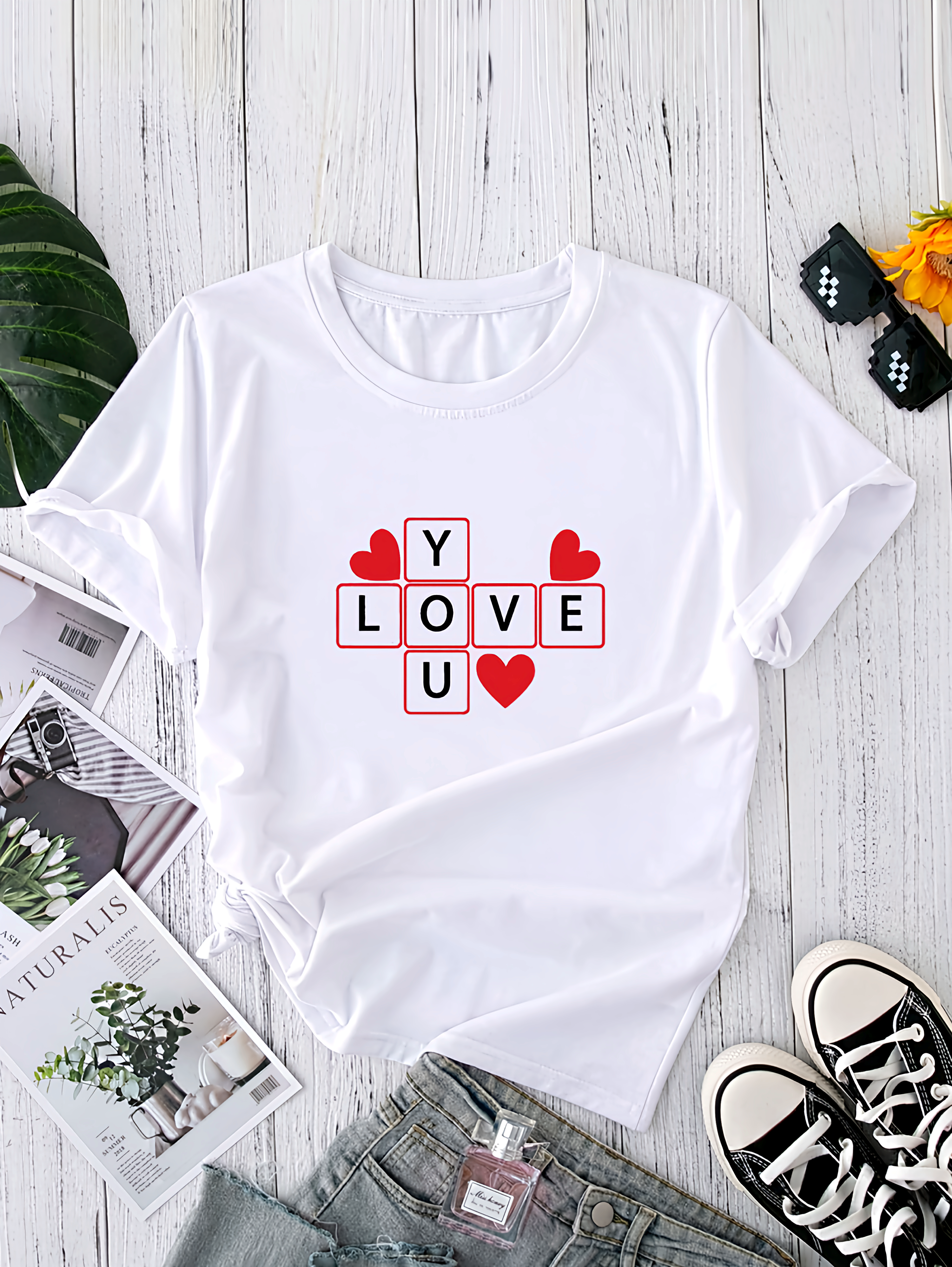 Camiseta Love You Puzzle