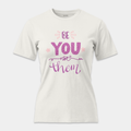 Camiseta Lettering Be You Floral