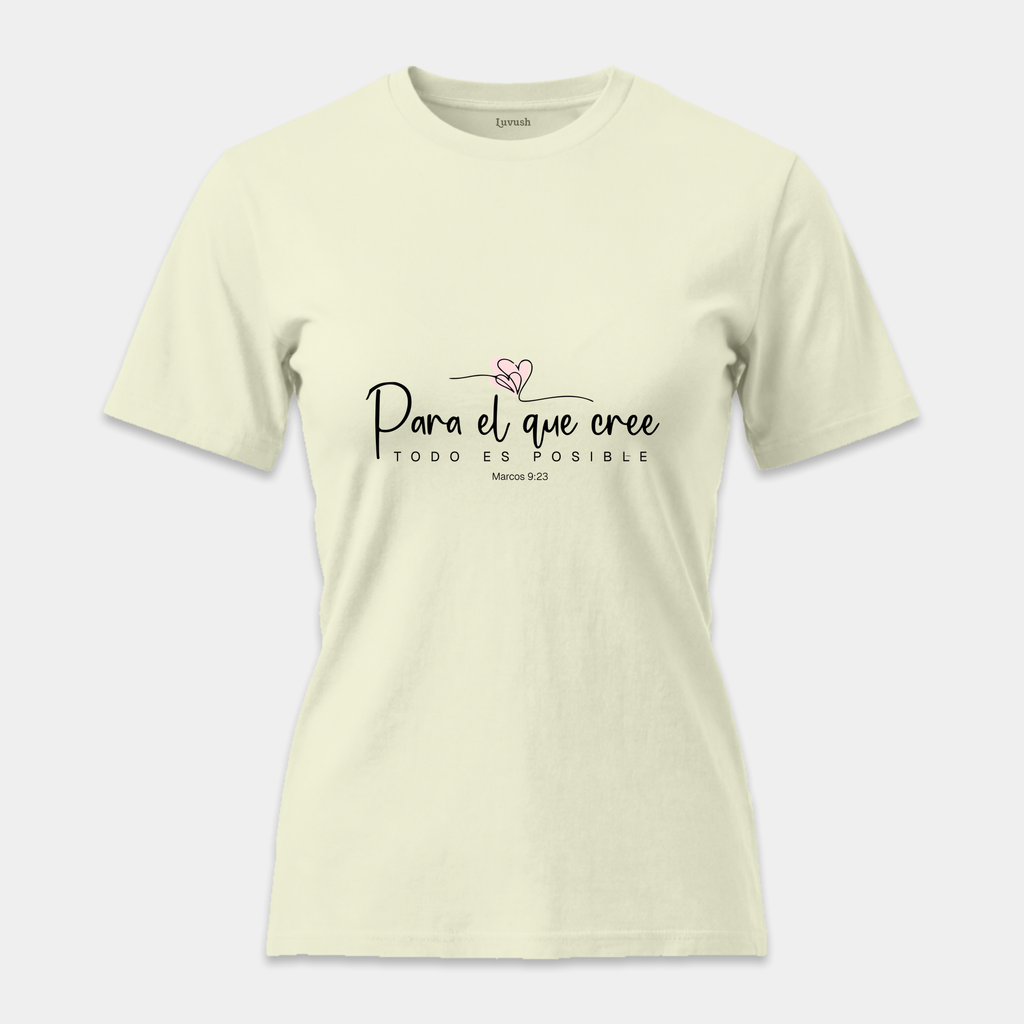 Camiseta Para El Que Cree