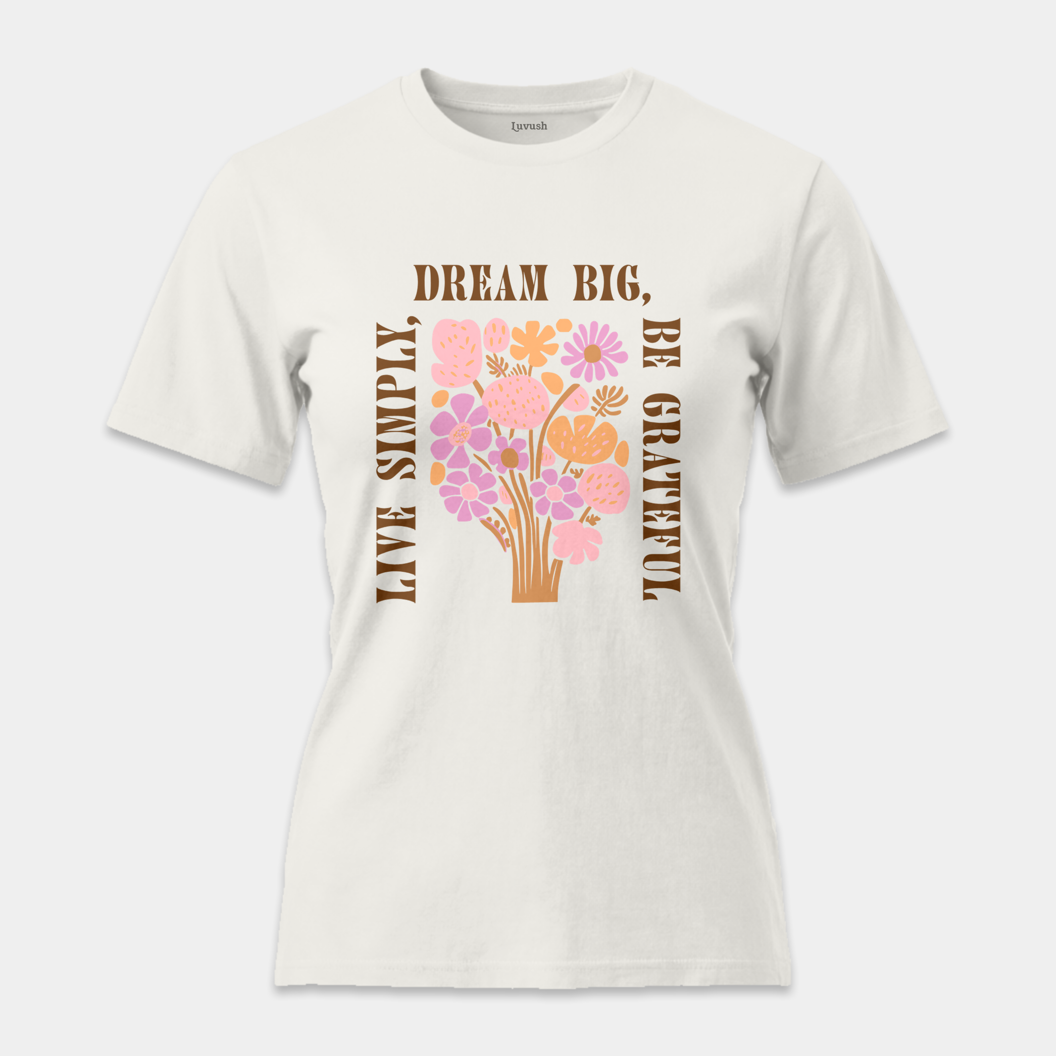 Camiseta Dream Big Floral