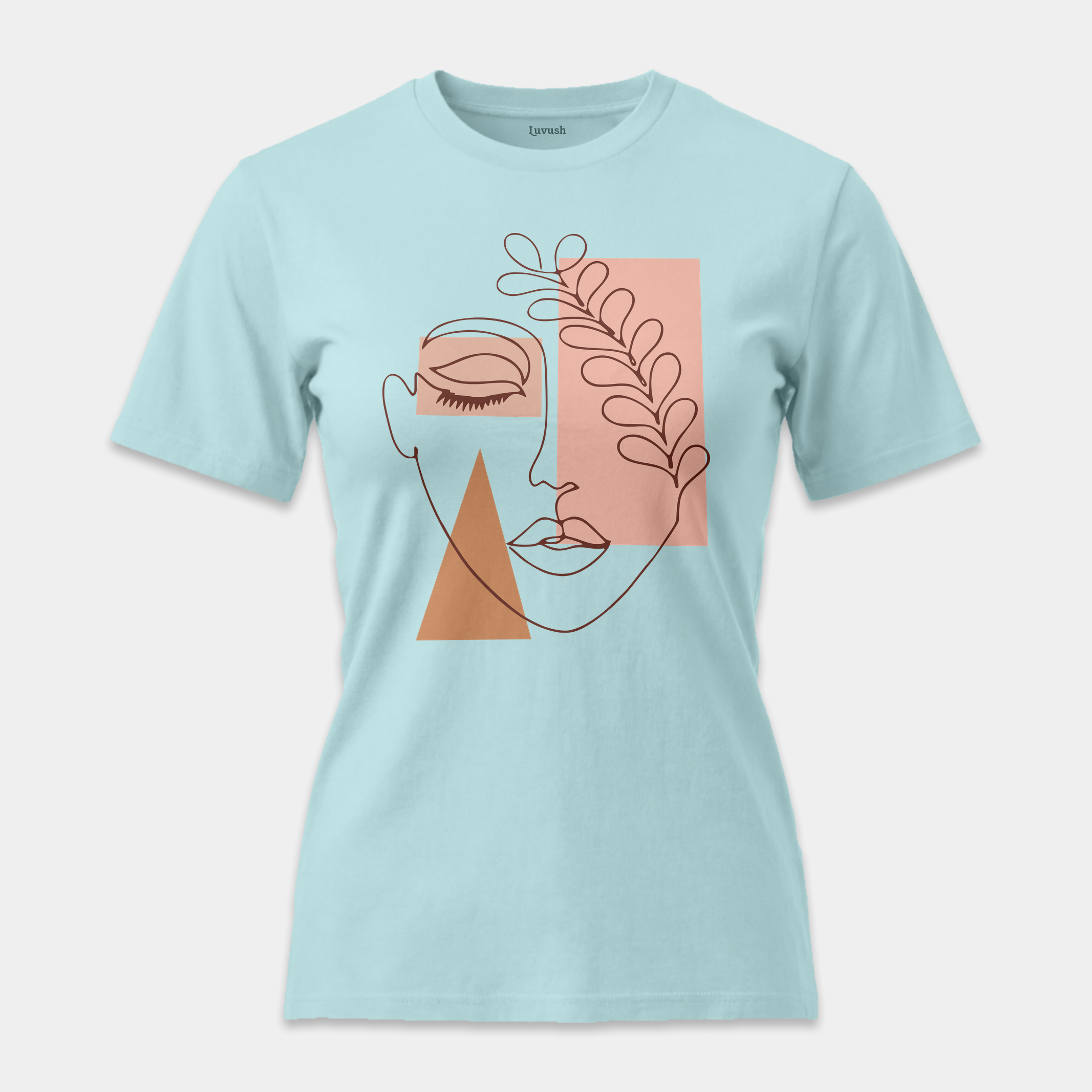 Camiseta Rostro Botánico Lineal