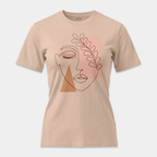 Camiseta Rostro Botánico Lineal
