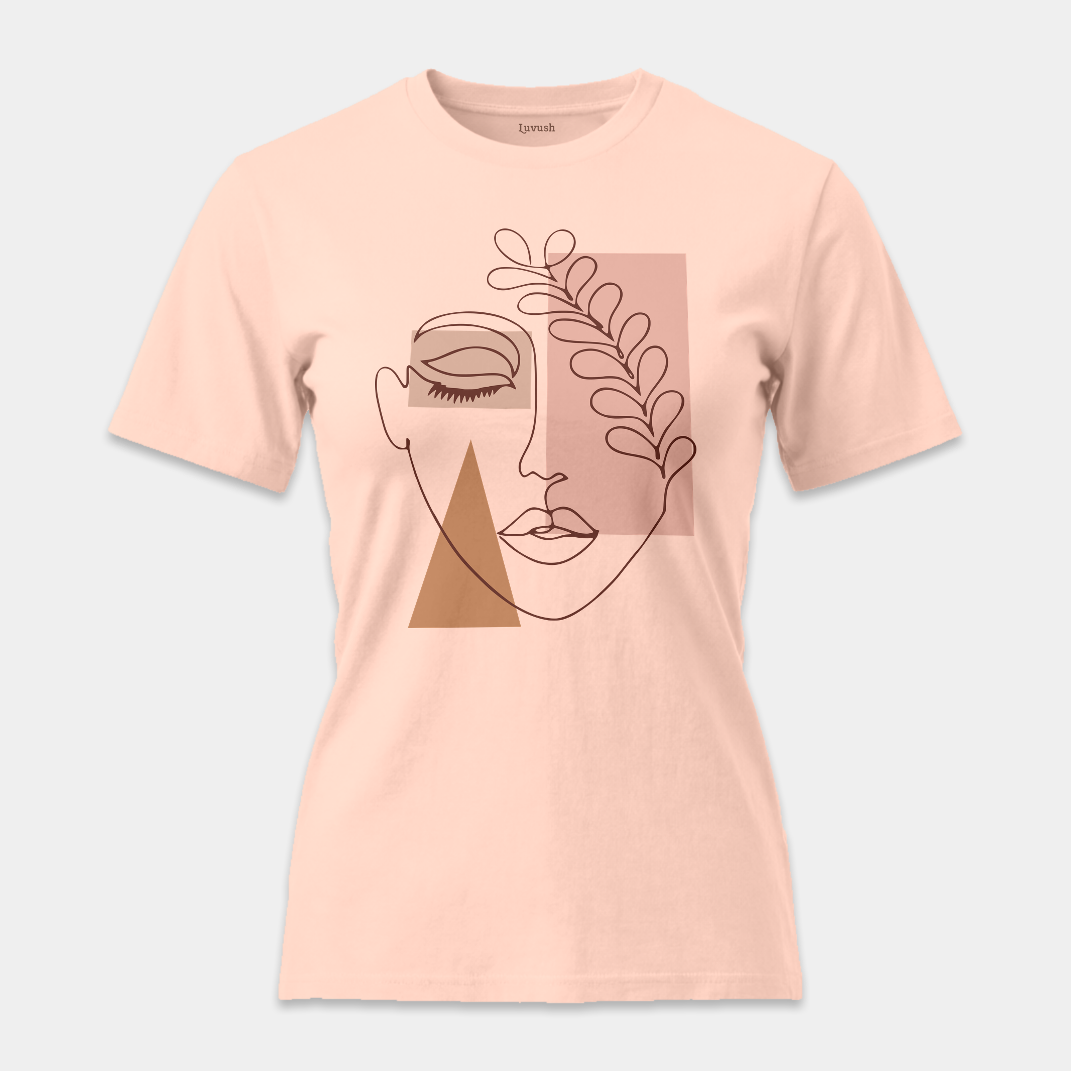 Camiseta Rostro Botánico Lineal