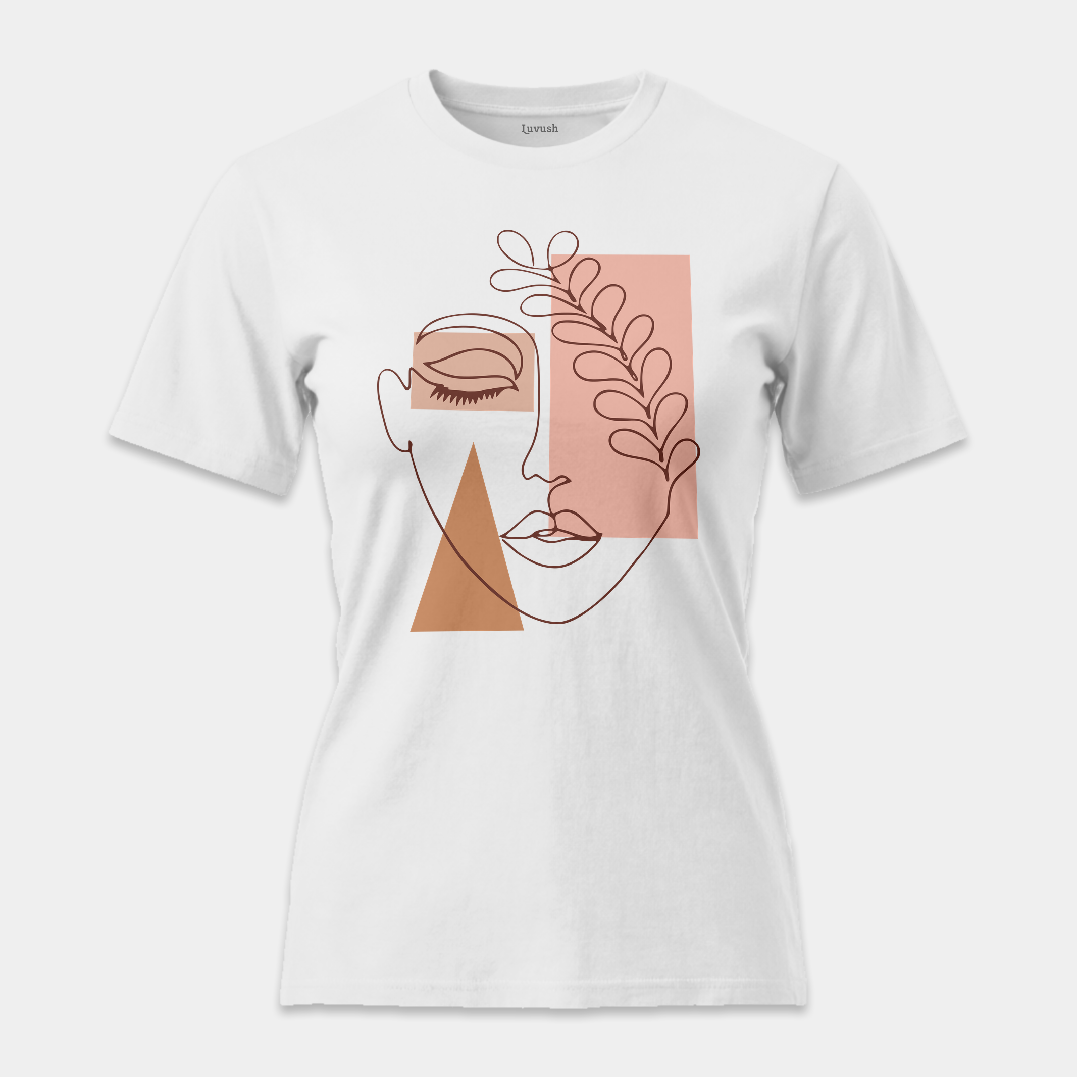 Camiseta Rostro Botánico Lineal