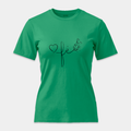 Camiseta Fé Corazón y Mariposa
