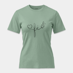 Camiseta Fé Corazón y Mariposa