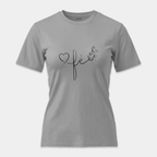 Camiseta Fé Corazón y Mariposa