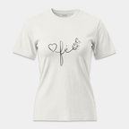 Camiseta Fé Corazón y Mariposa