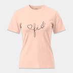 Camiseta Fé Corazón y Mariposa