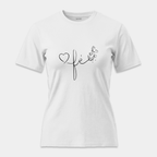 Camiseta Fé Corazón y Mariposa