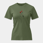 Camiseta Finger Heart Minimalista