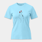 Camiseta Finger Heart Minimalista