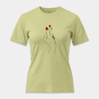 Camiseta Finger Heart Minimalista