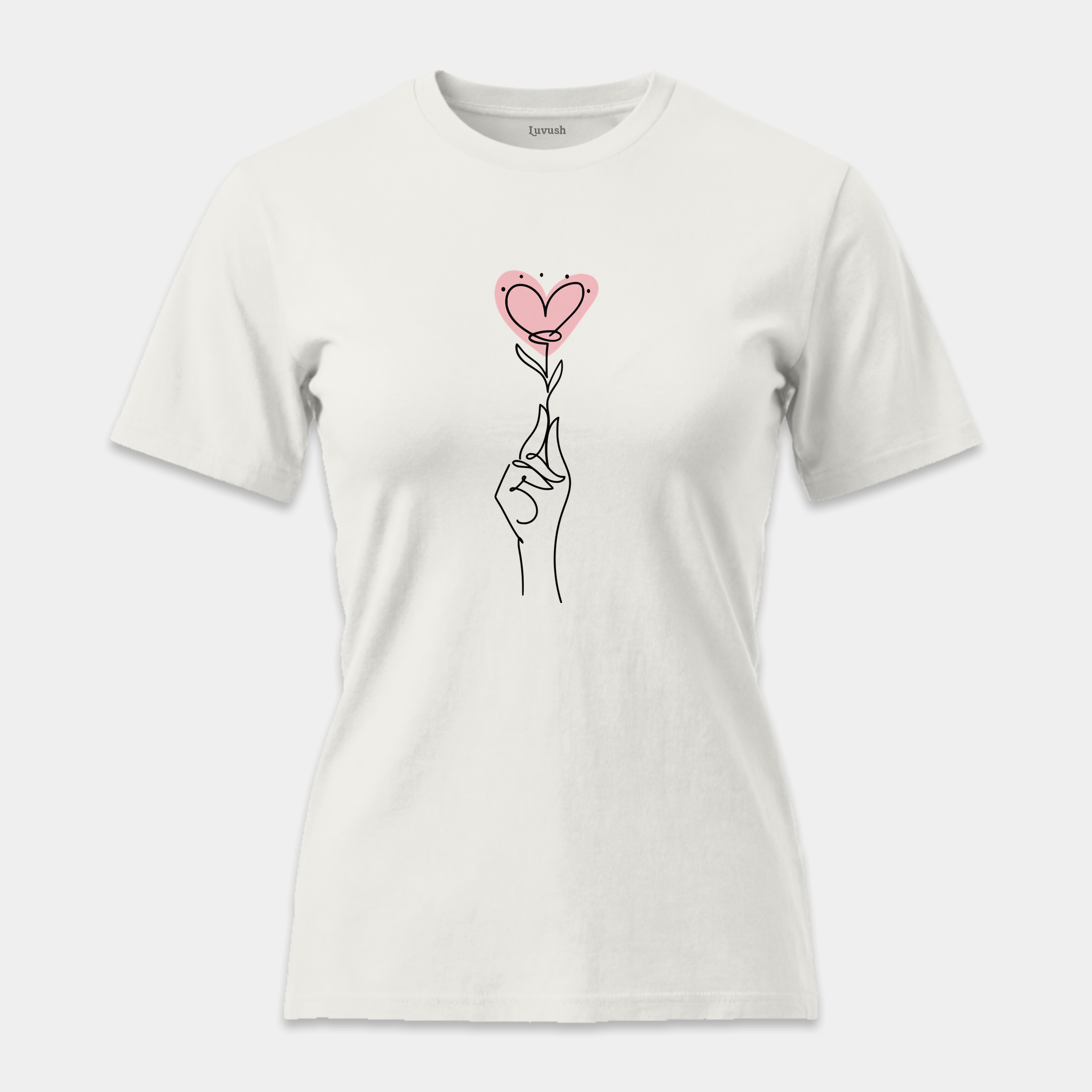 Camiseta Trazo Corazón Botánico