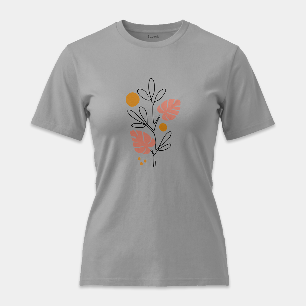 Camiseta Line Art Botánico