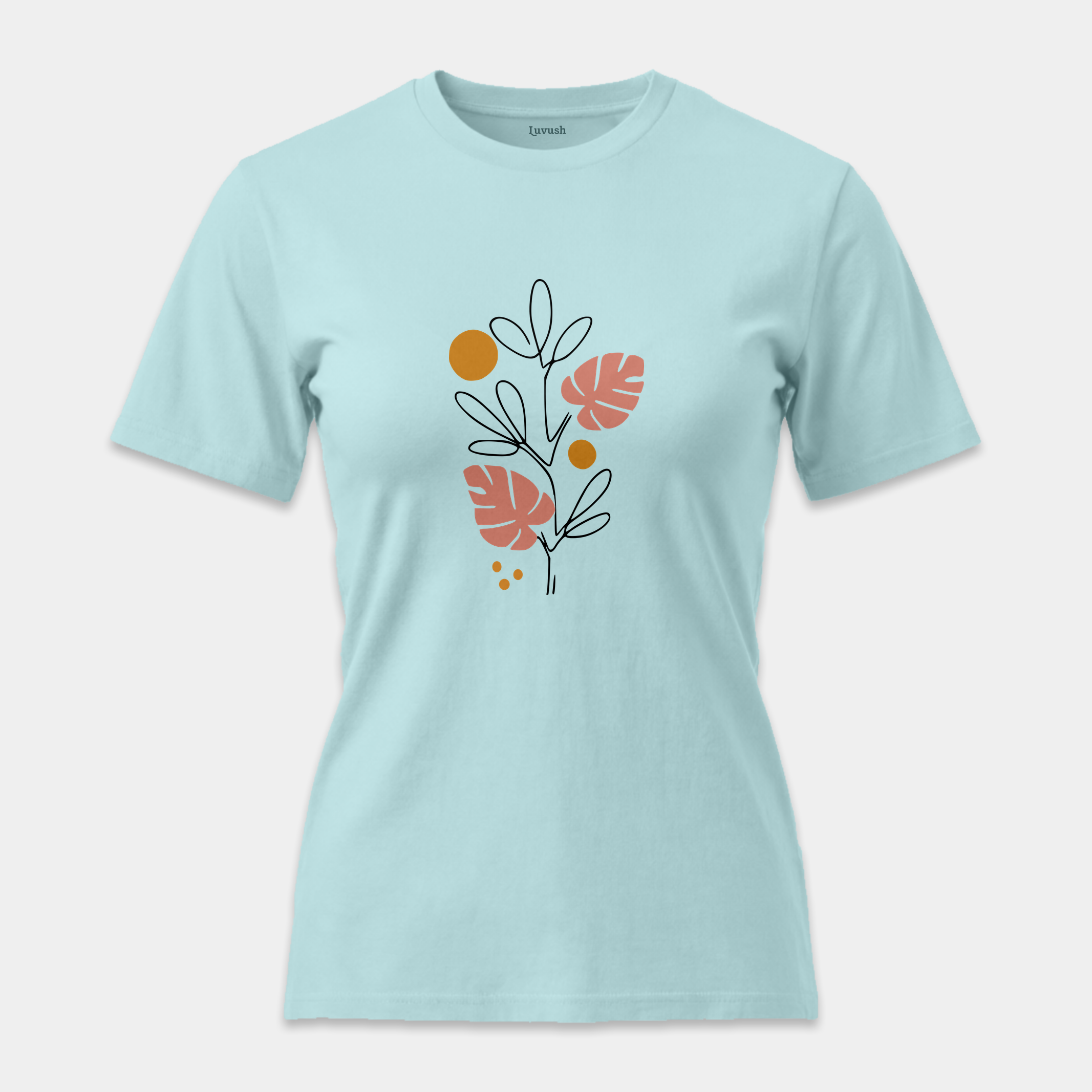 Camiseta Line Art Botánico