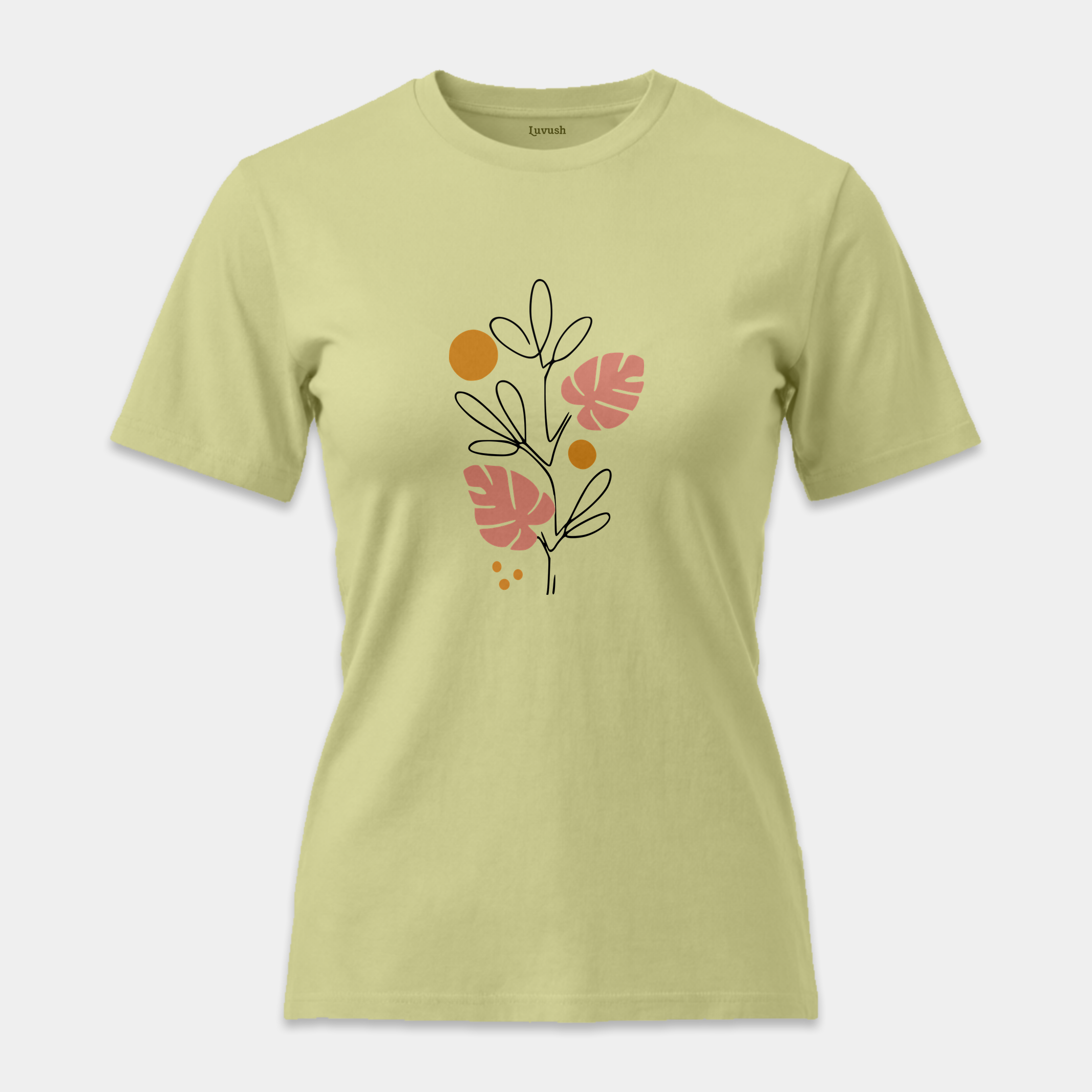 Camiseta Line Art Botánico