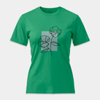 Camiseta Flores Trazo Minimalista
