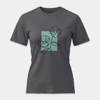 Camiseta Flores Trazo Minimalista