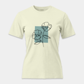 Camiseta Flores Trazo Minimalista