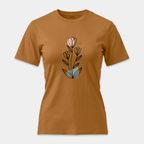 Camiseta Botánica Líneas Rosa