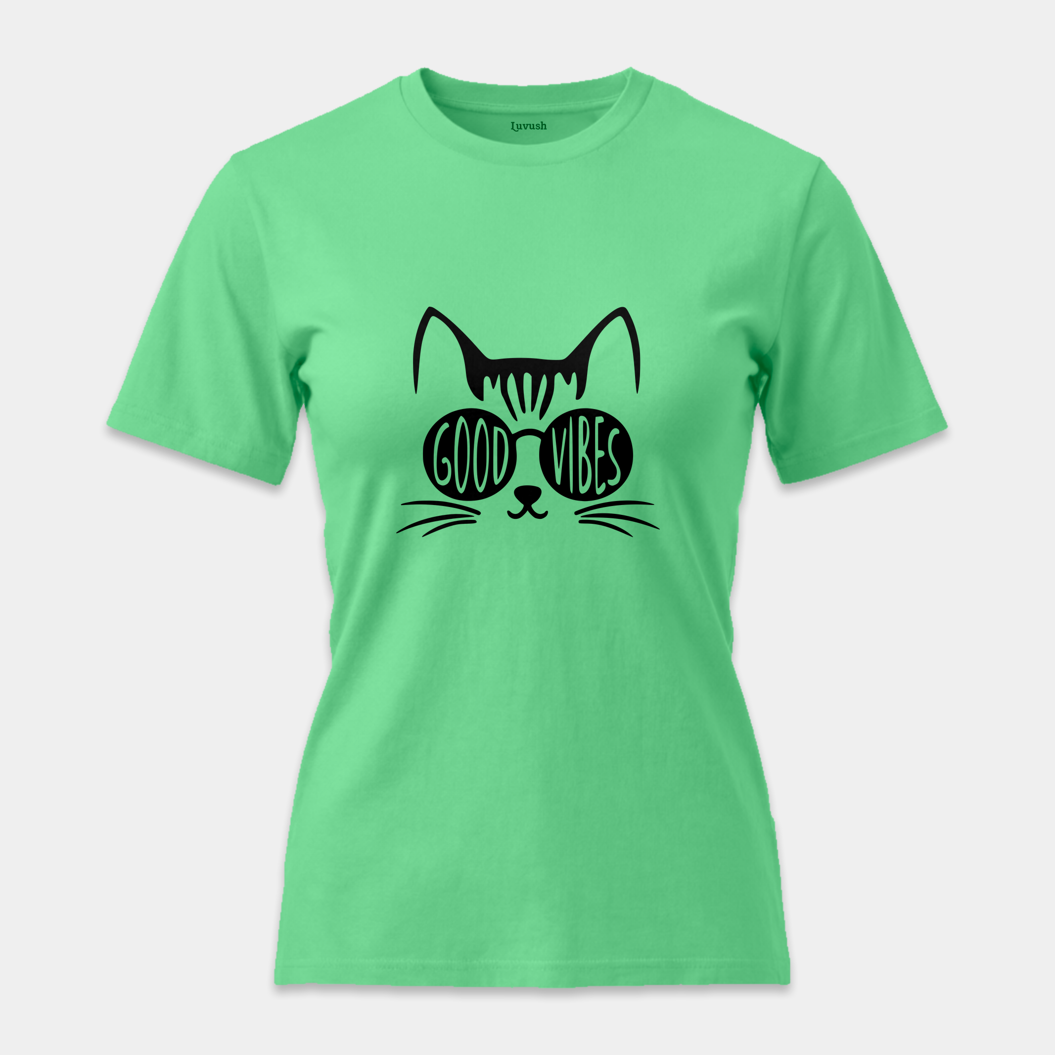 Camiseta Good Vibes Cat