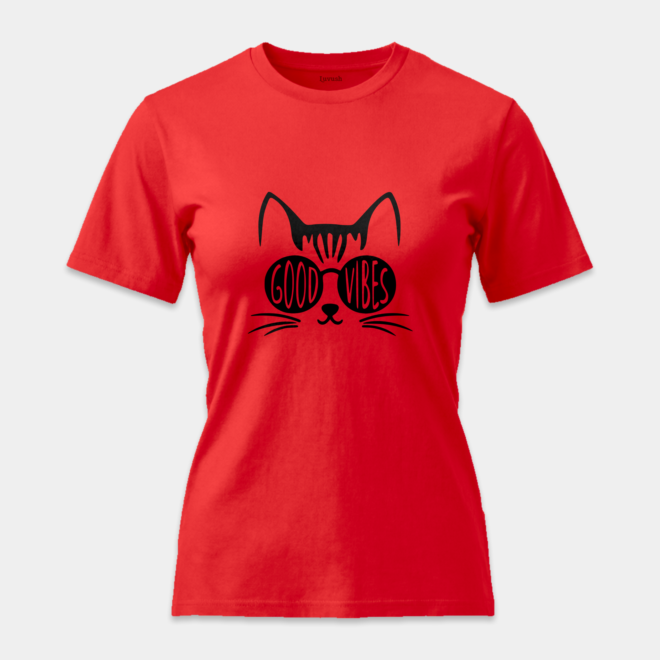 Camiseta Good Vibes Cat