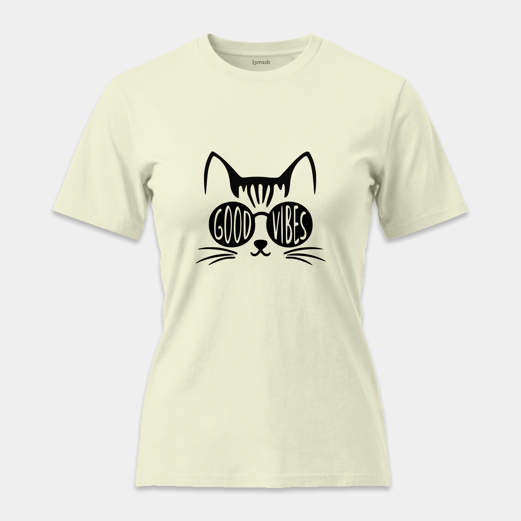 Camiseta Good Vibes Cat
