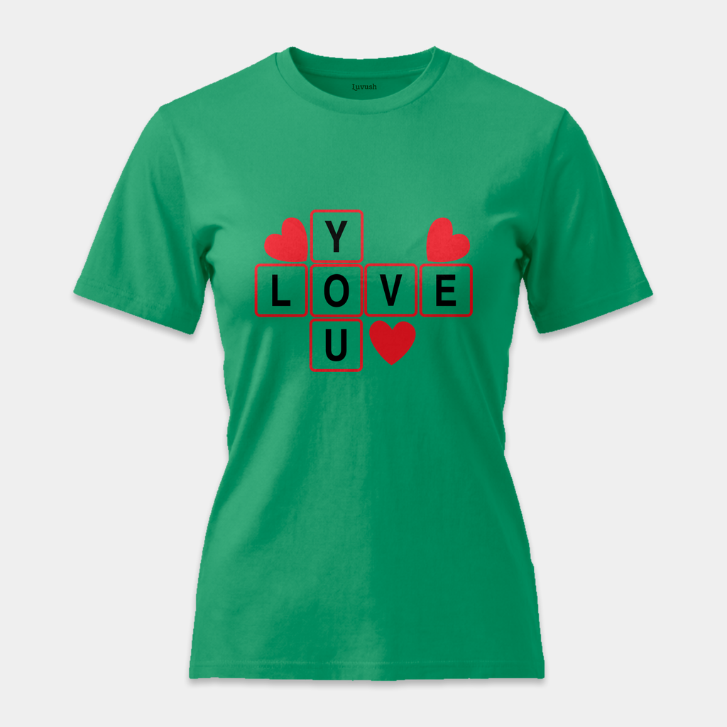 Camiseta Love You Puzzle