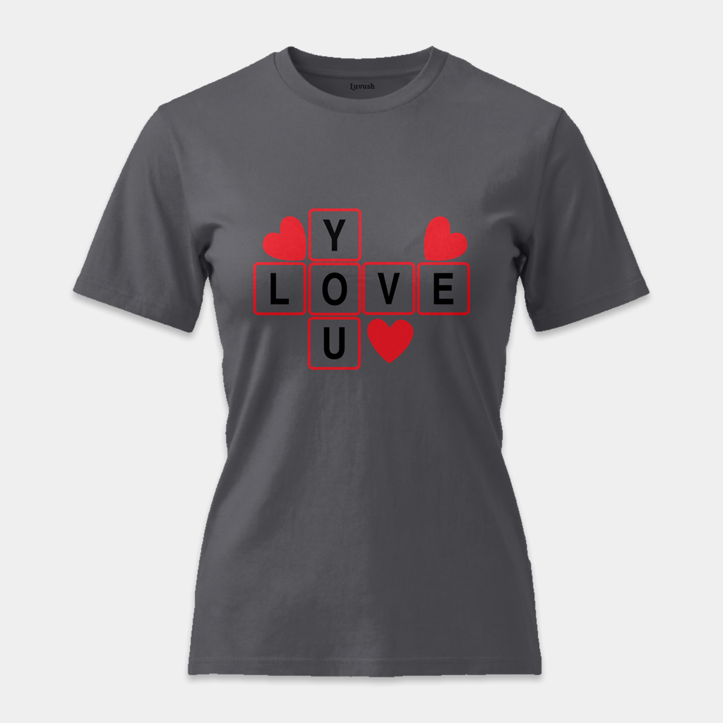 Camiseta Love You Puzzle