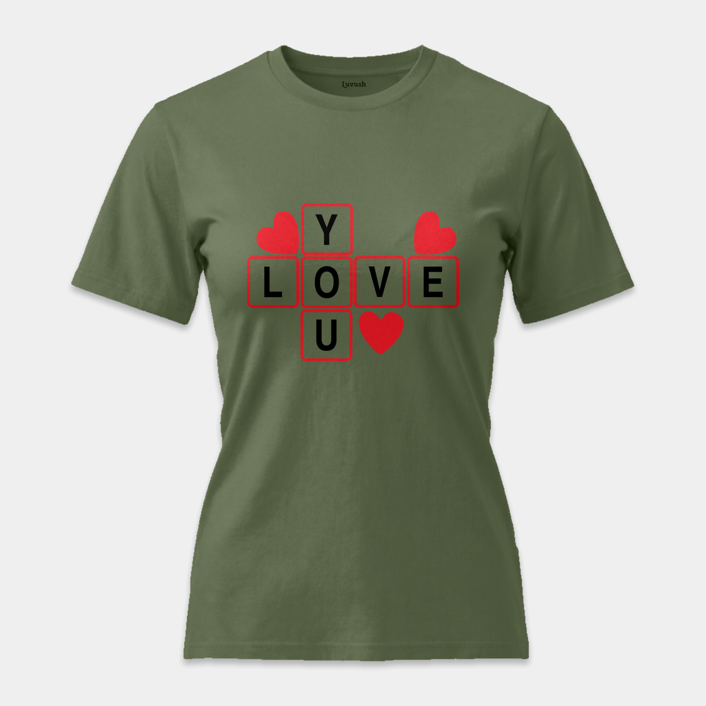 Camiseta Love You Puzzle