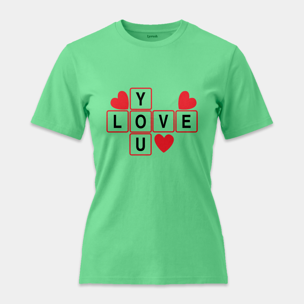 Camiseta Love You Puzzle