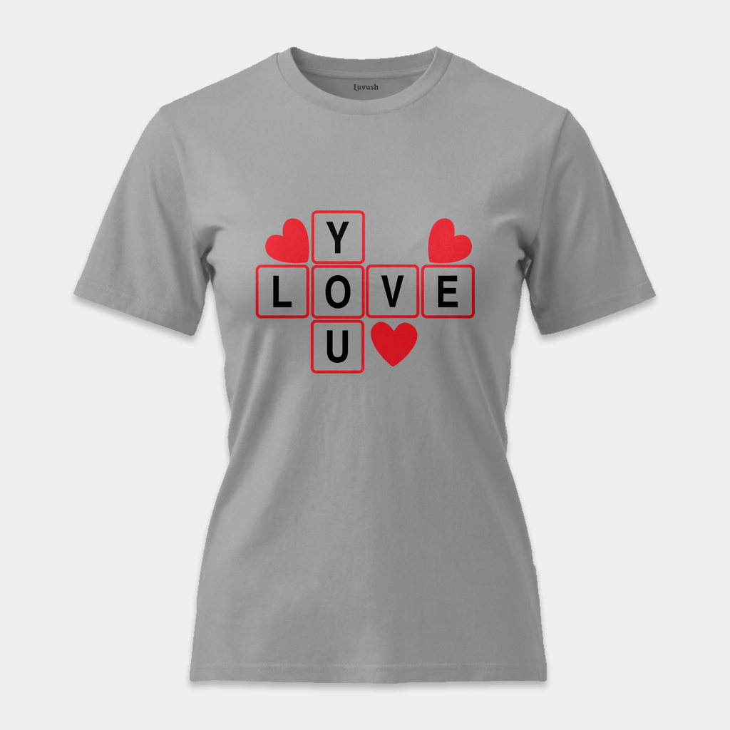 Camiseta Love You Puzzle