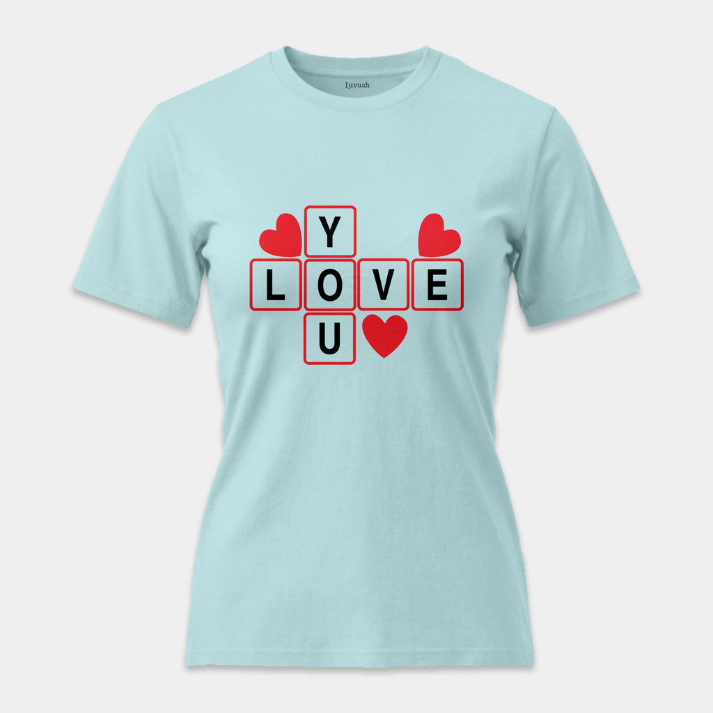 Camiseta Love You Puzzle