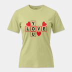 Camiseta Love You Puzzle