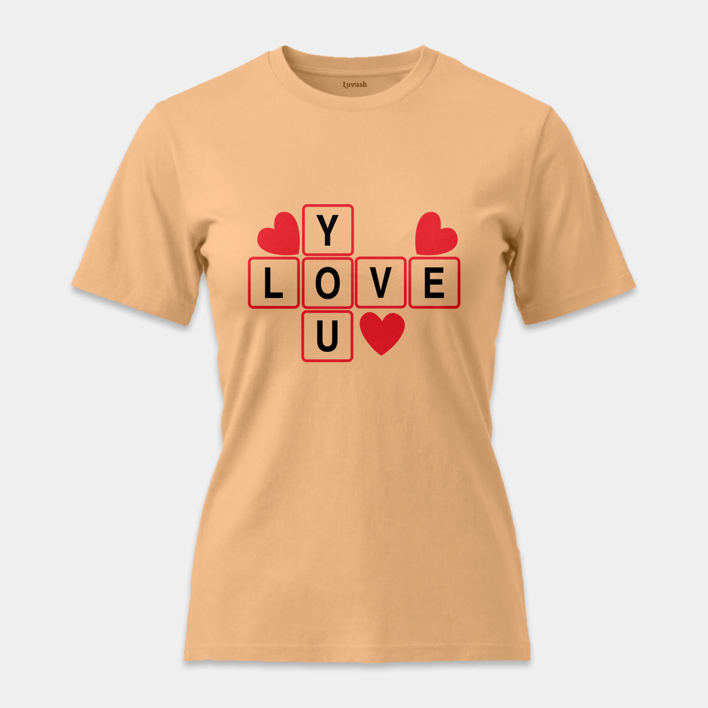 Camiseta Love You Puzzle