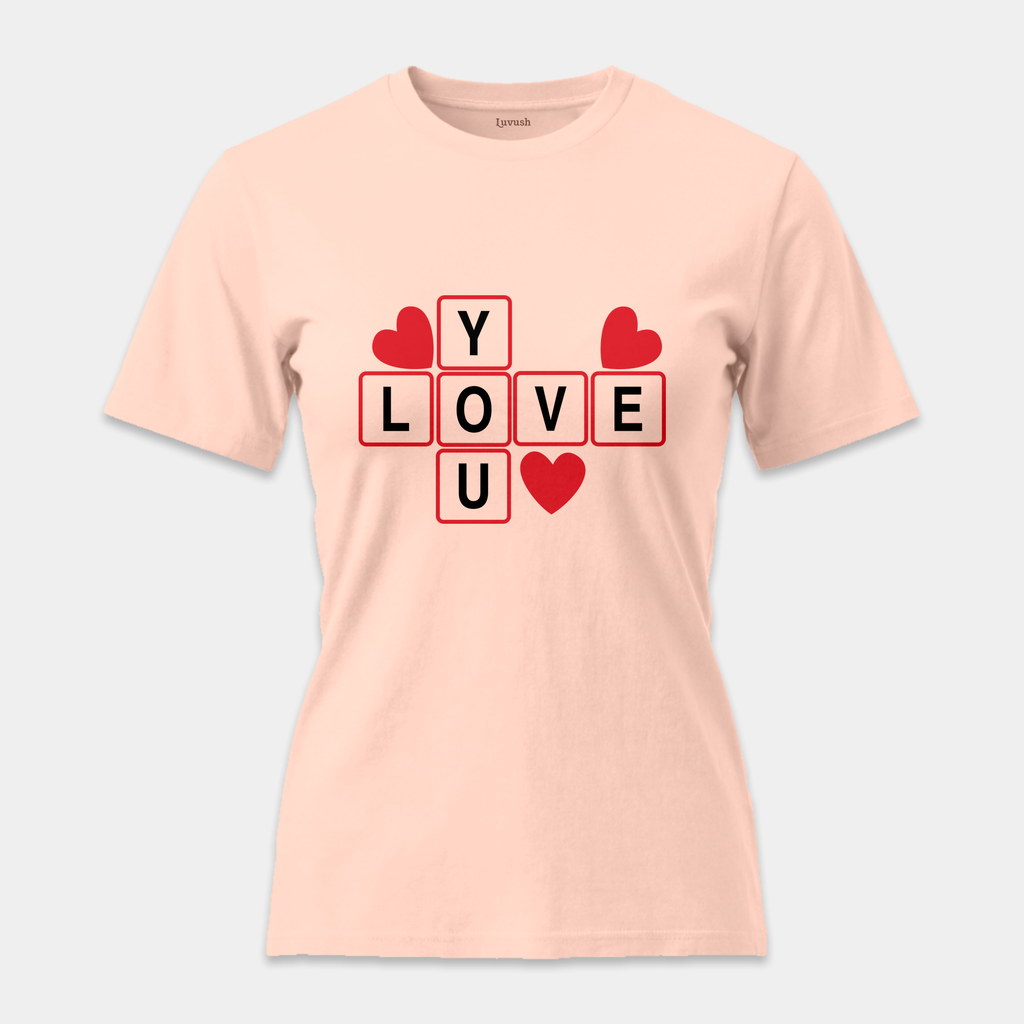 Camiseta Love You Puzzle