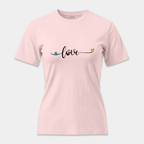 Camiseta Love Corazones Script
