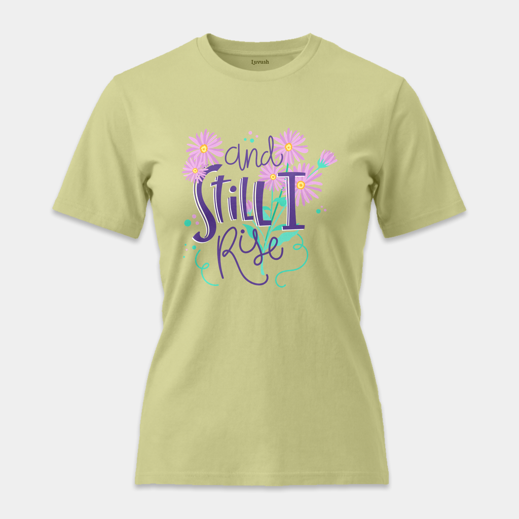 Camiseta Floral Still I Rise